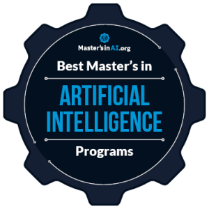 Best Master's in Artificial Intelligence Programs Award Badge