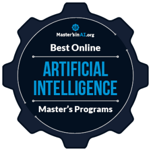 Rankings Badge for Best Online Master's in AI Programs