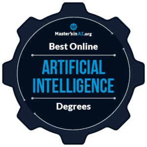 Best Online AI Degrees Rankings Award Badge